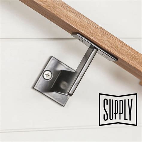 simple metal handrail bracket|4' one step handrail brackets.